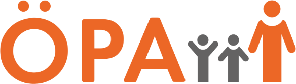 das Logo von ÖPA. Das Logo ist mit www.alleinerziehende.org verlinkt